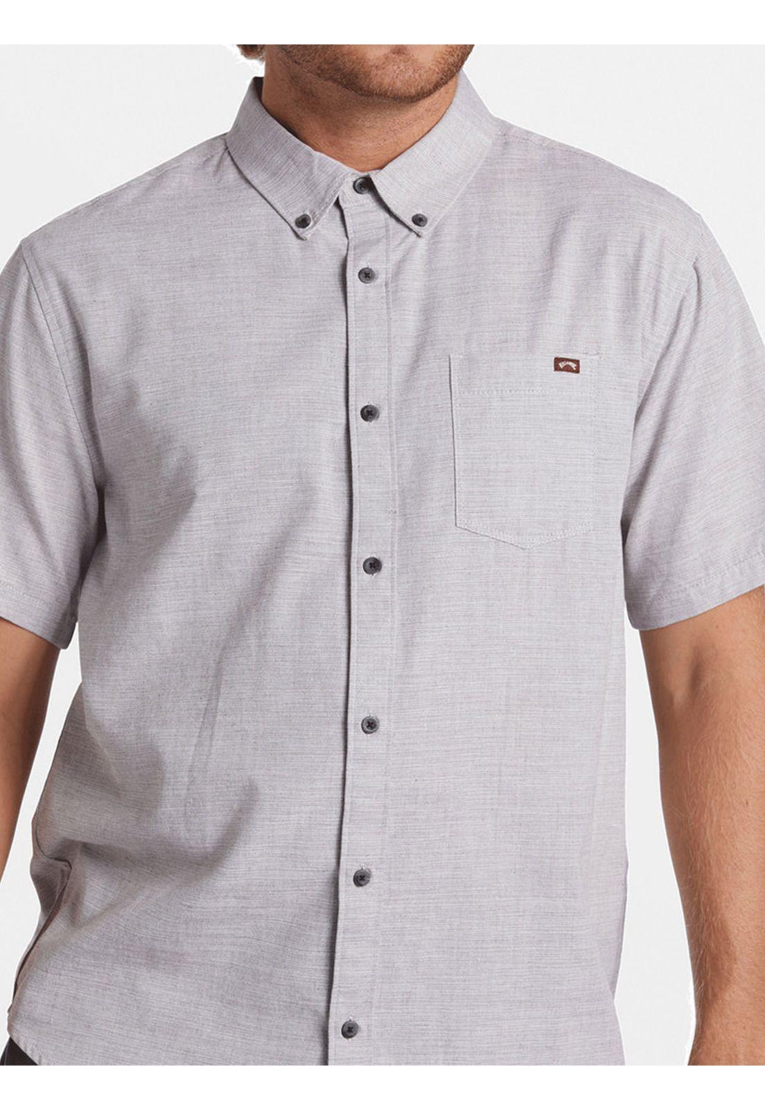 Camisa Manga Corta Hombre All Day Gris-4