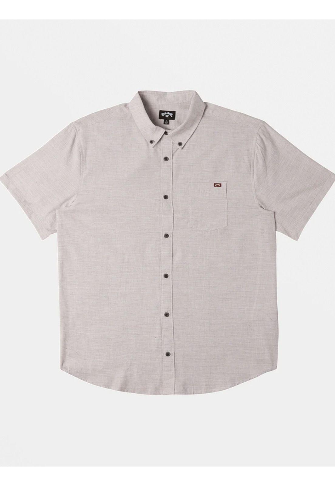 Camisa Manga Corta Hombre All Day Gris-5