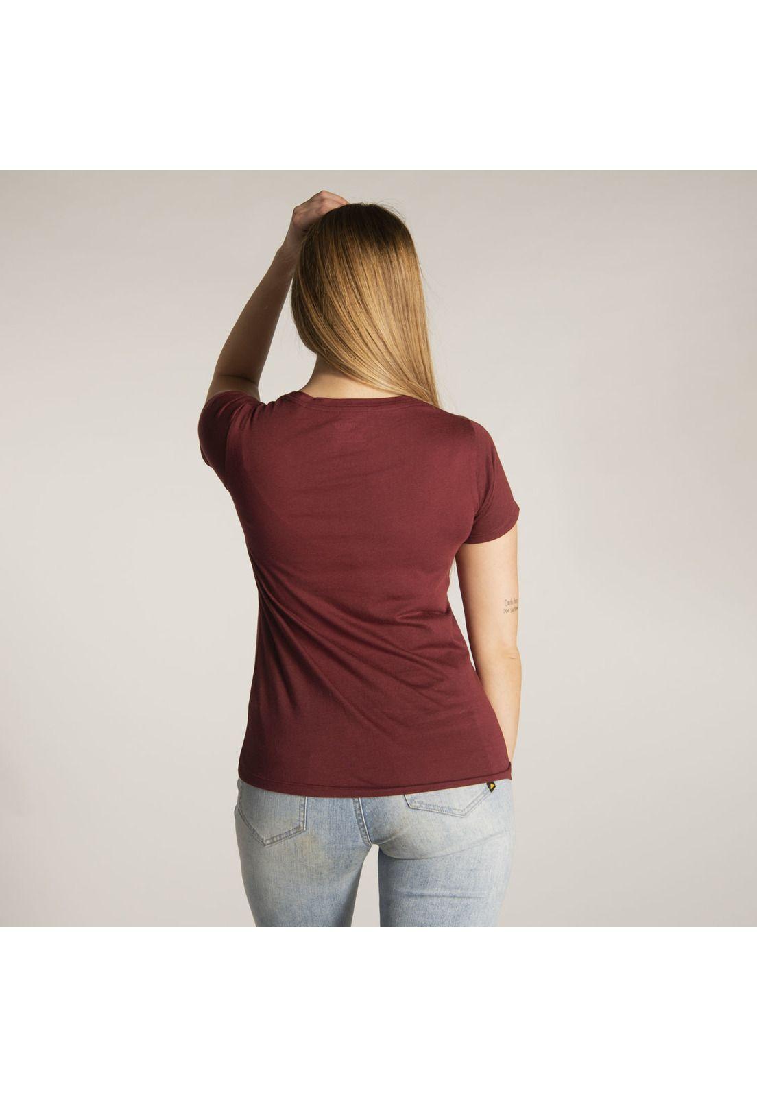 Polera M/C Mujer W Filled Hearts Tee Rojo-2