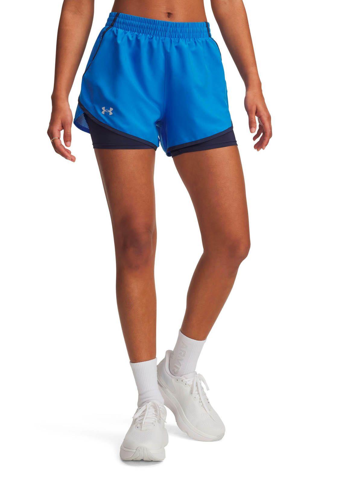 Short de Running para Mujer Fly By 2 in 1 Azul -0