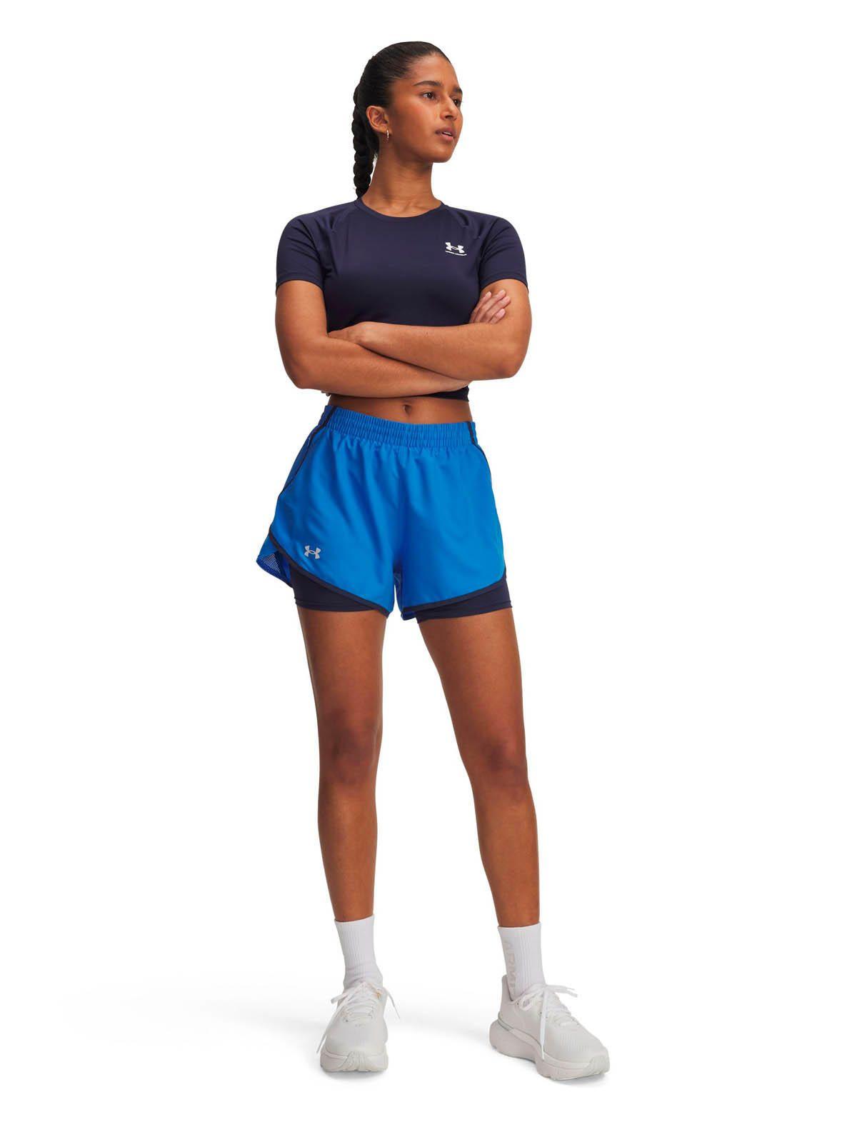 Short de Running para Mujer Fly By 2 in 1 Azul -3