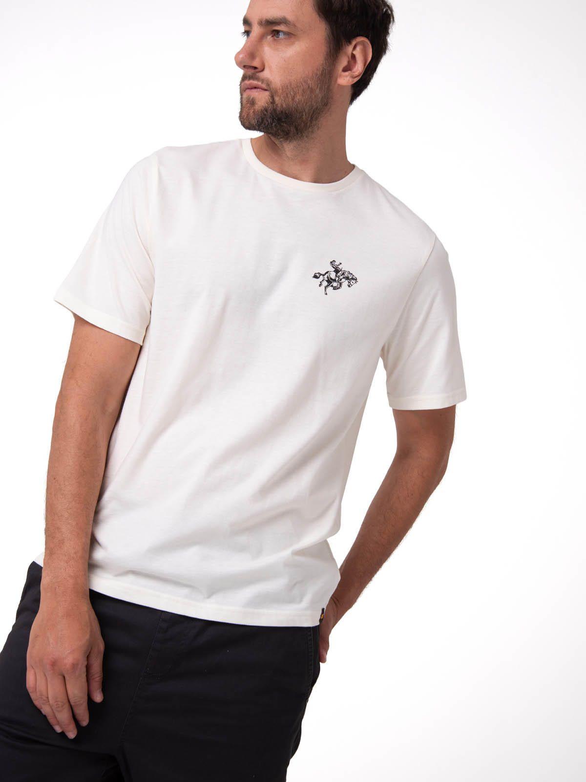 Polera Manga Corta Hombre Western Urban Blanco-0