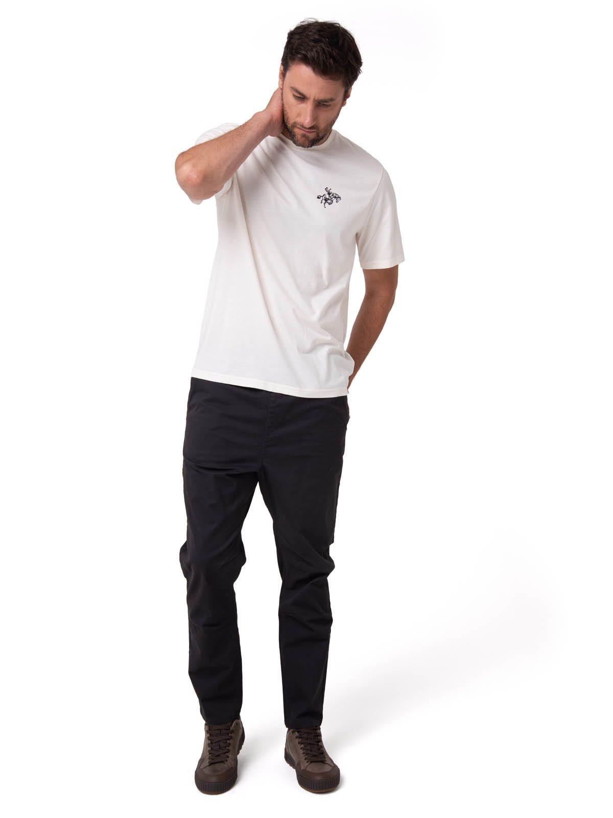 Polera Manga Corta Hombre Western Urban Blanco-4