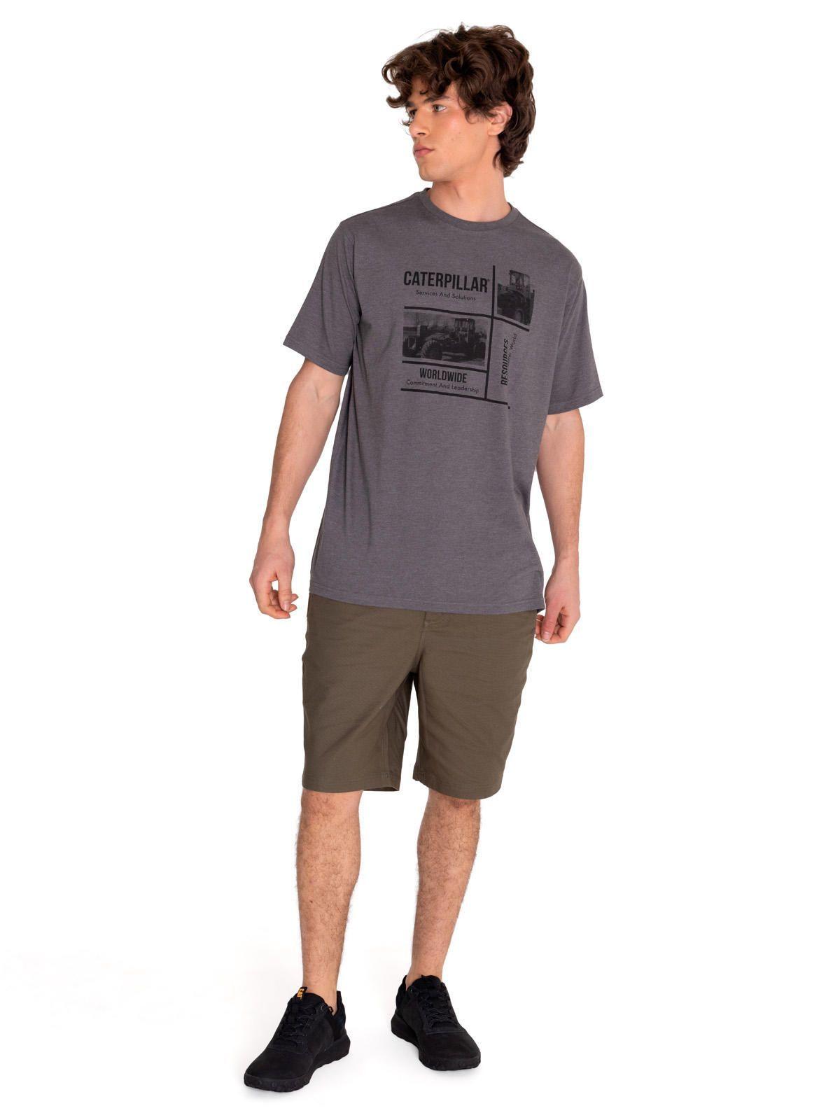 Polera Manga Corta Hombre His Tradition Graph7 Gris-5