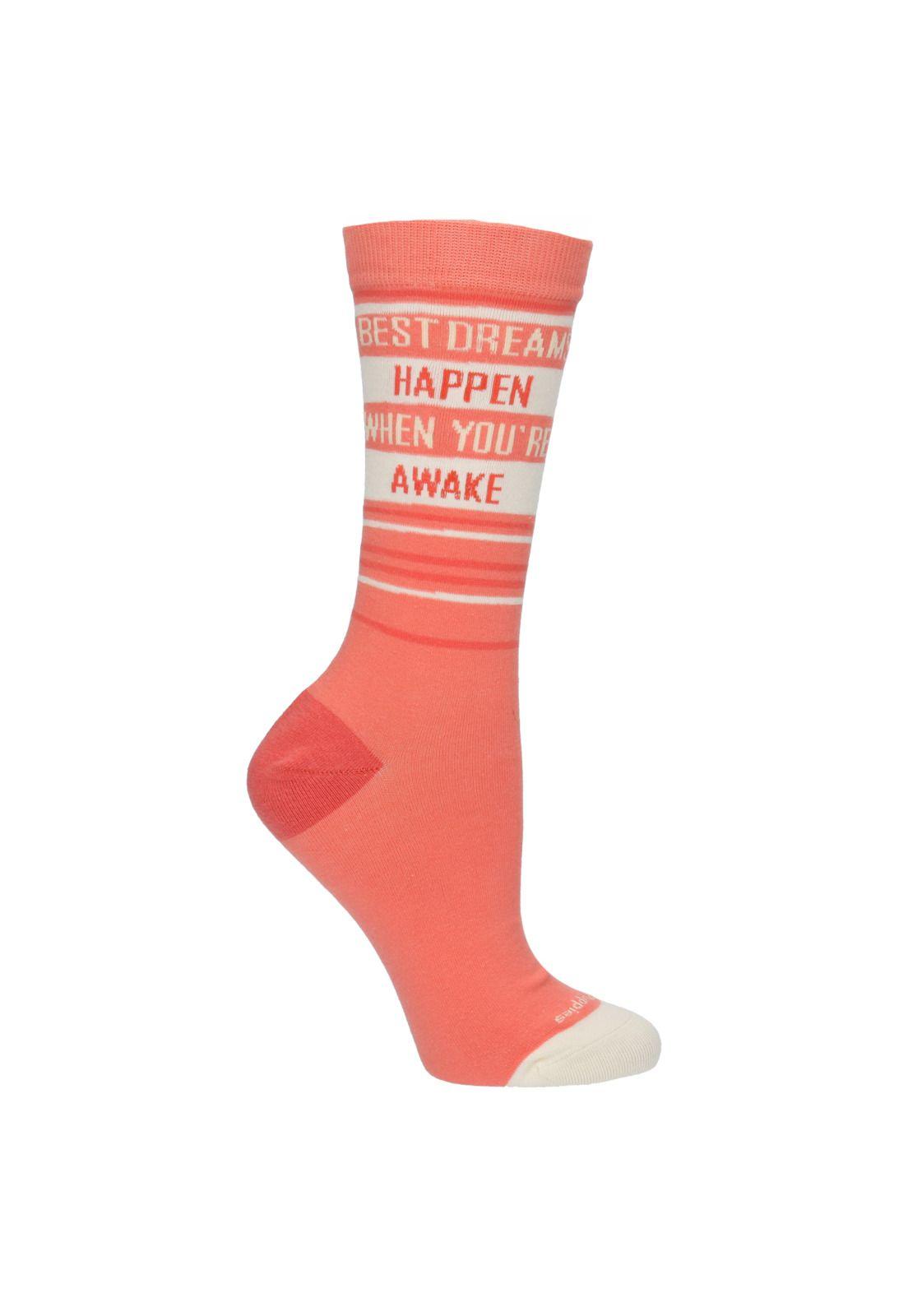 Calcetín Algodón Mujer Msg Dreams Rosa-0