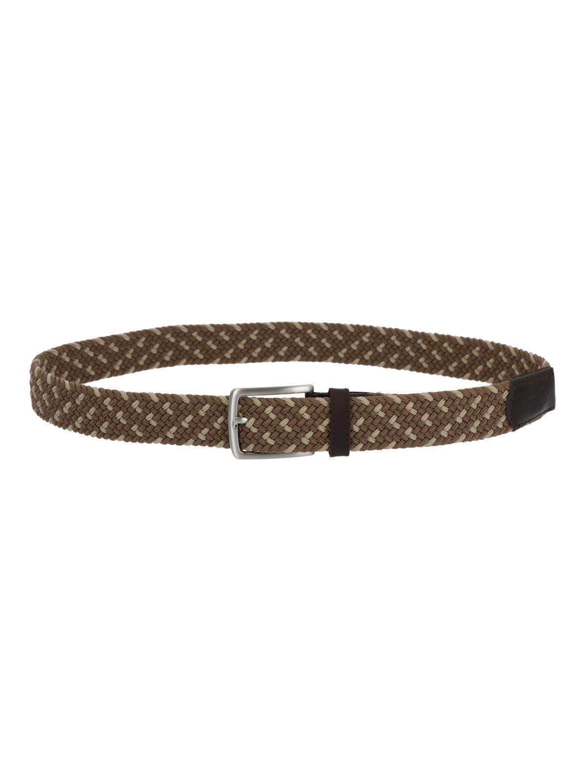 Cinturon Cuero /Elastano Hombre Rf Tarek Café-1