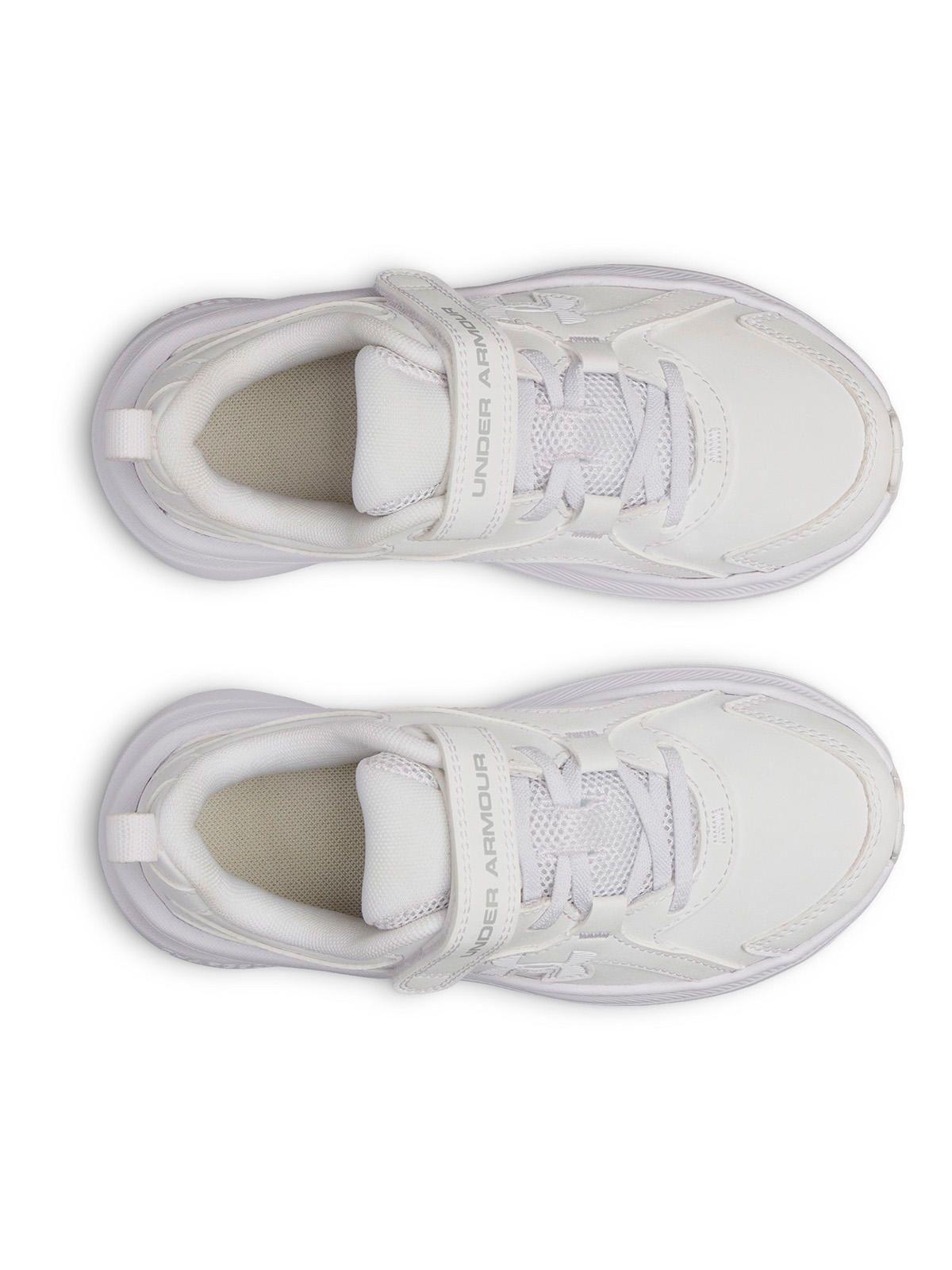 Zapatilla UA Assert 11 AC Uniform blanco para niño-4