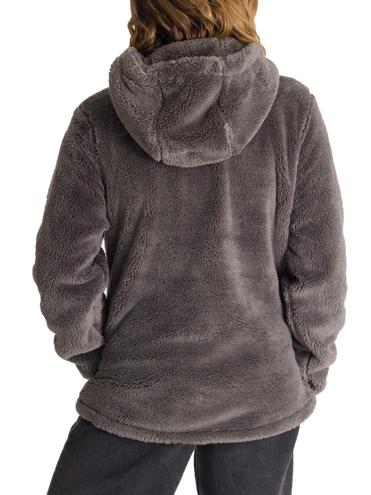 Polar Mujer Midi Snap Buttin Gris Billabong-3