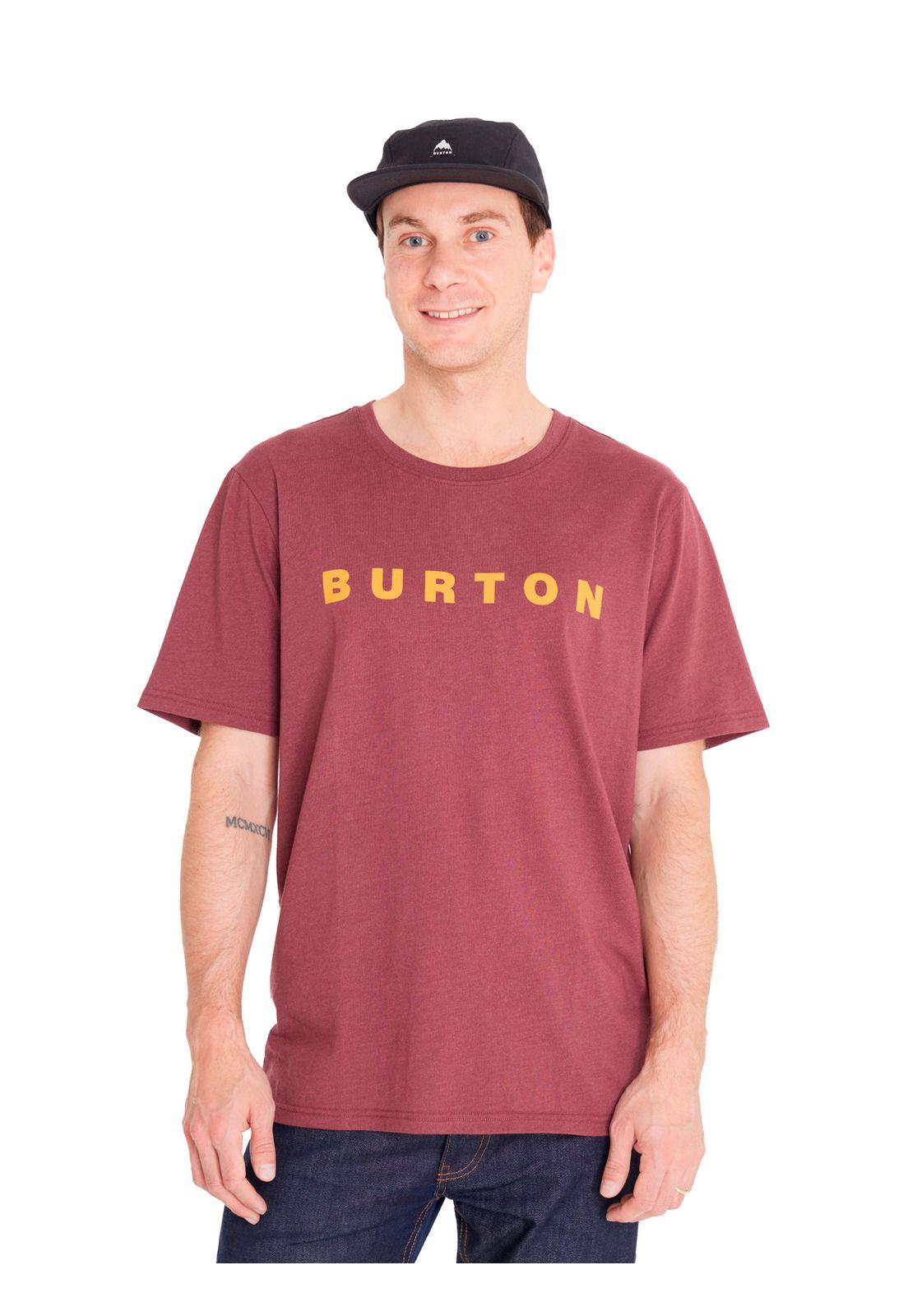 Polera Manga Corta Hombre Horizon Burdeo-0