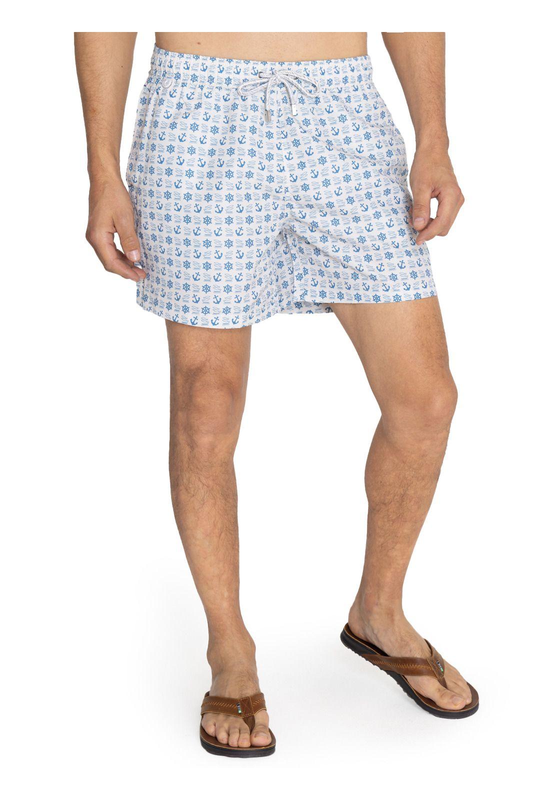 traje de baño Izam Hombre Azul -4