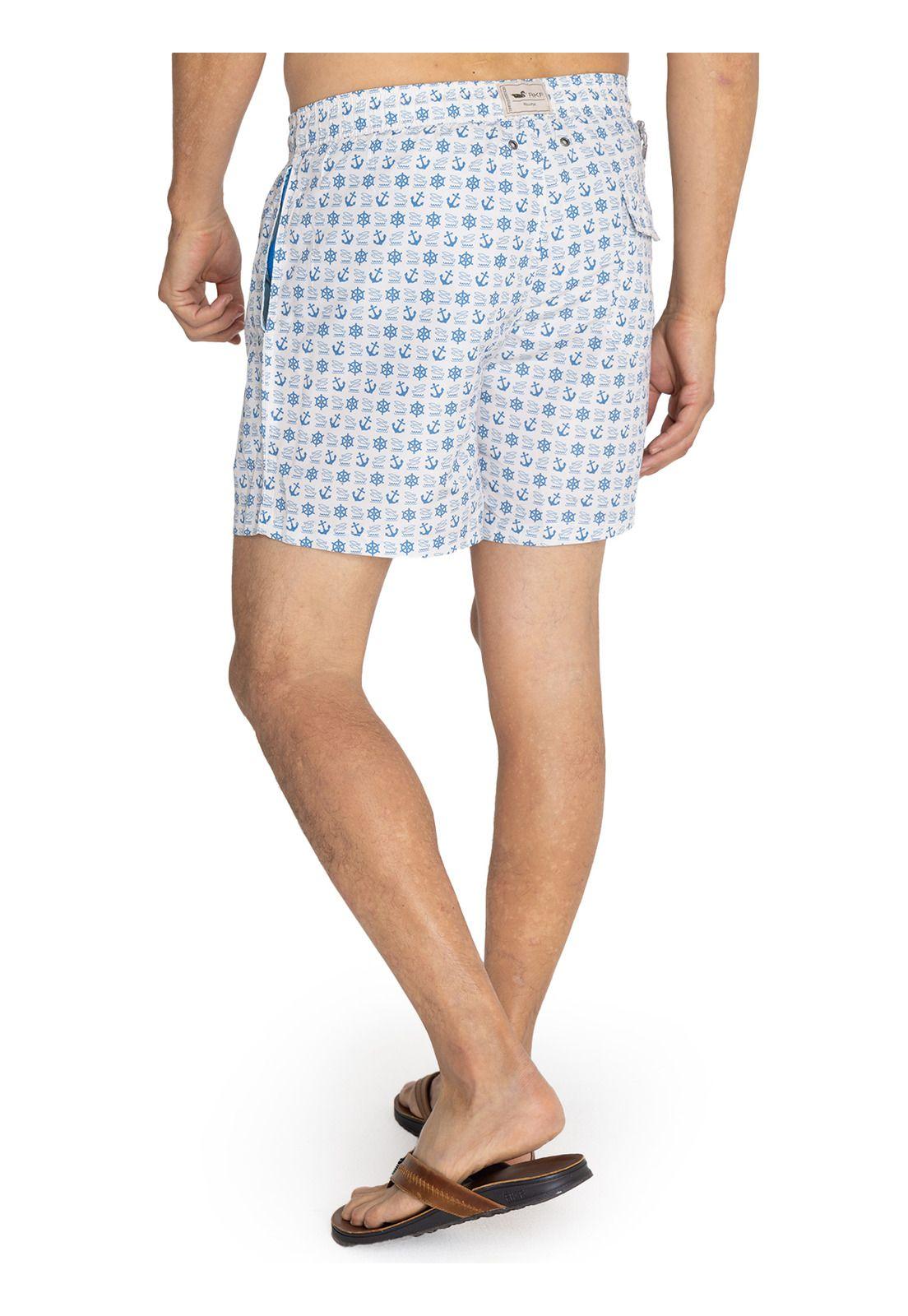 traje de baño Izam Hombre Azul -5