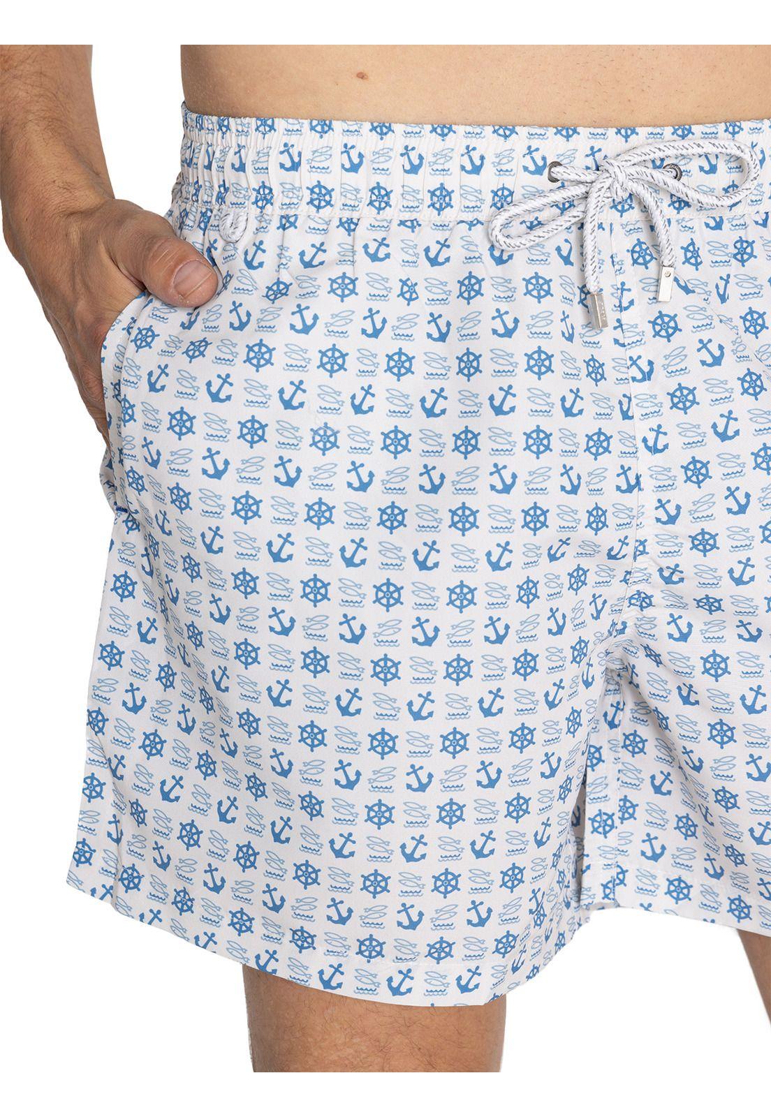 traje de baño Izam Hombre Azul -6