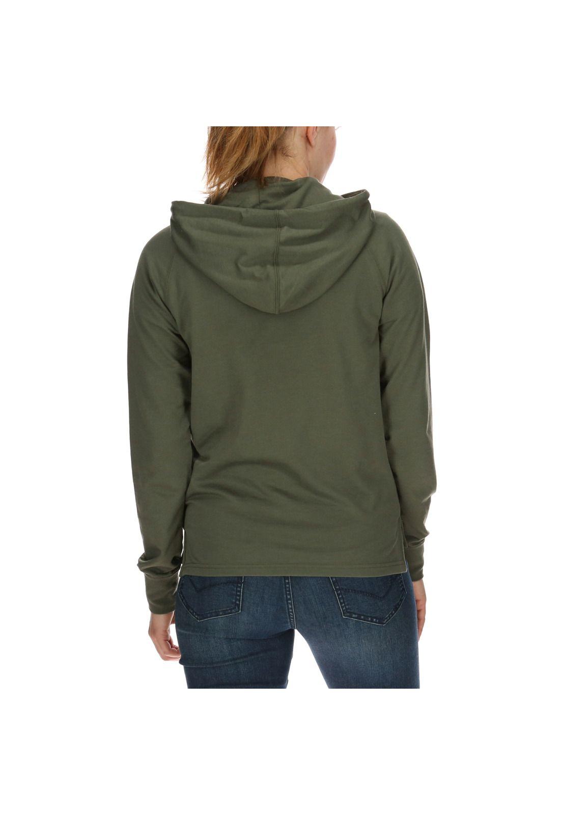 Polerón Mujer Logo Pullover Sweatshirt Poliéster Gris-2
