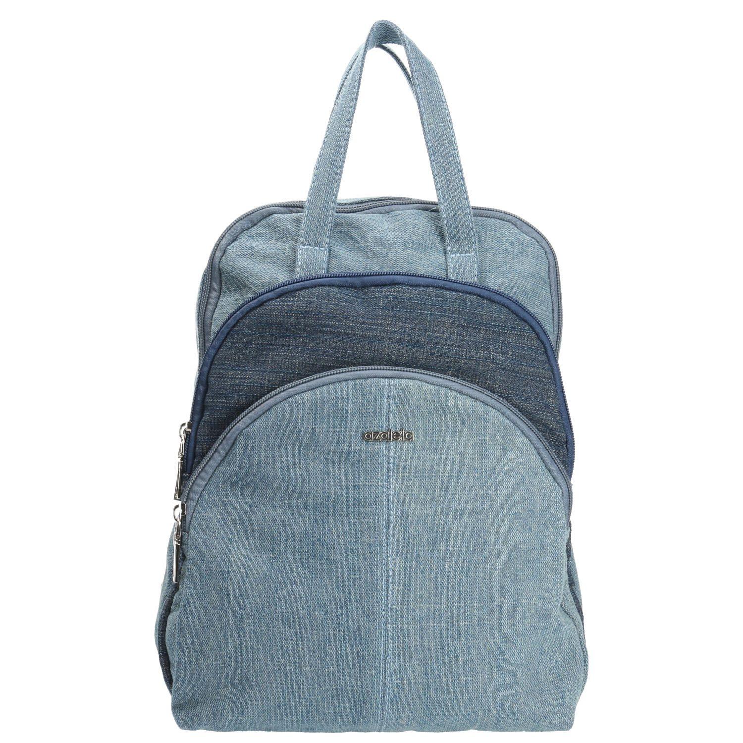 Mochila Convertible Casual Anje Back Azul Mujer-0