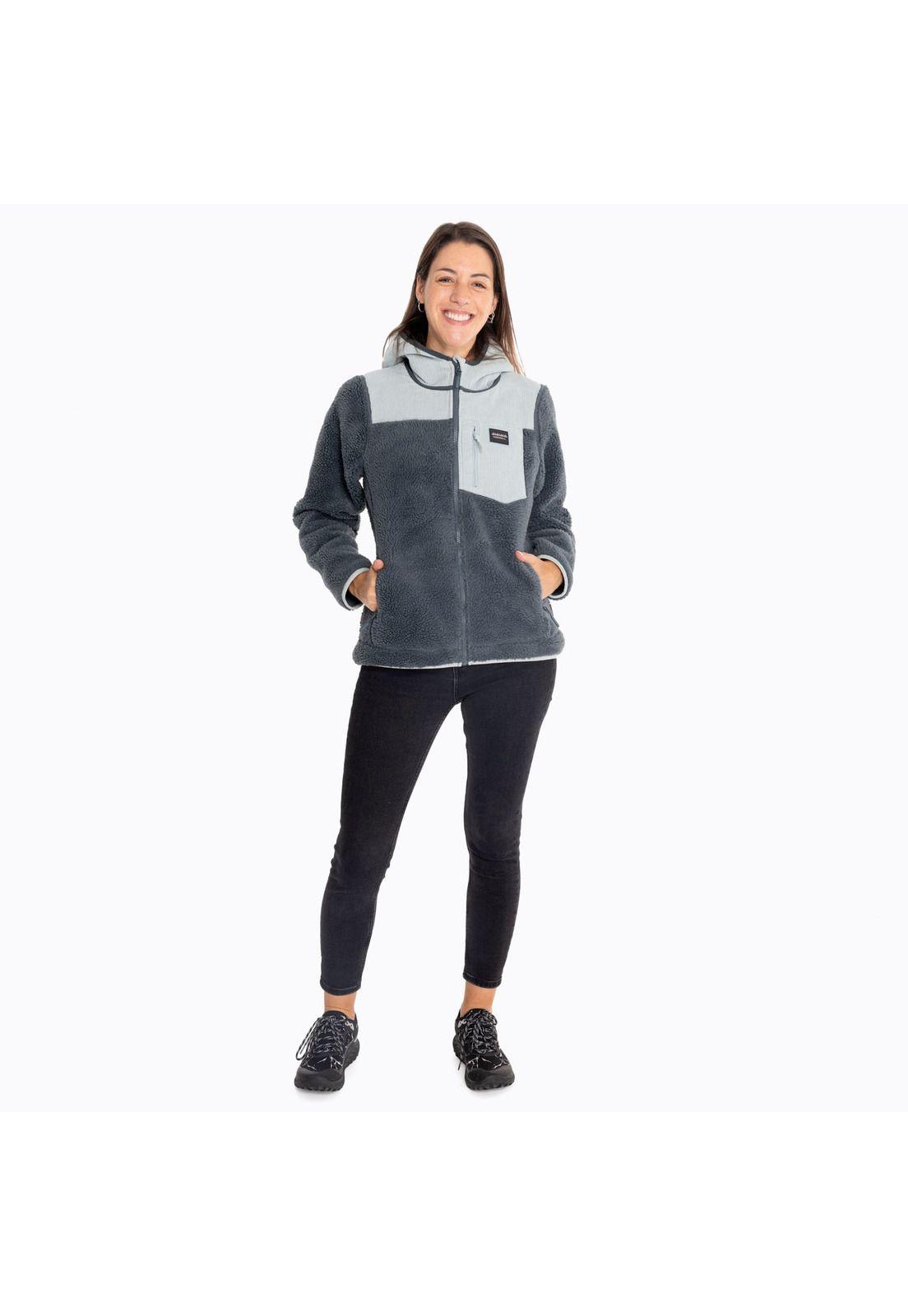 Polar Mujer Sherpa Max Esmeralda-5