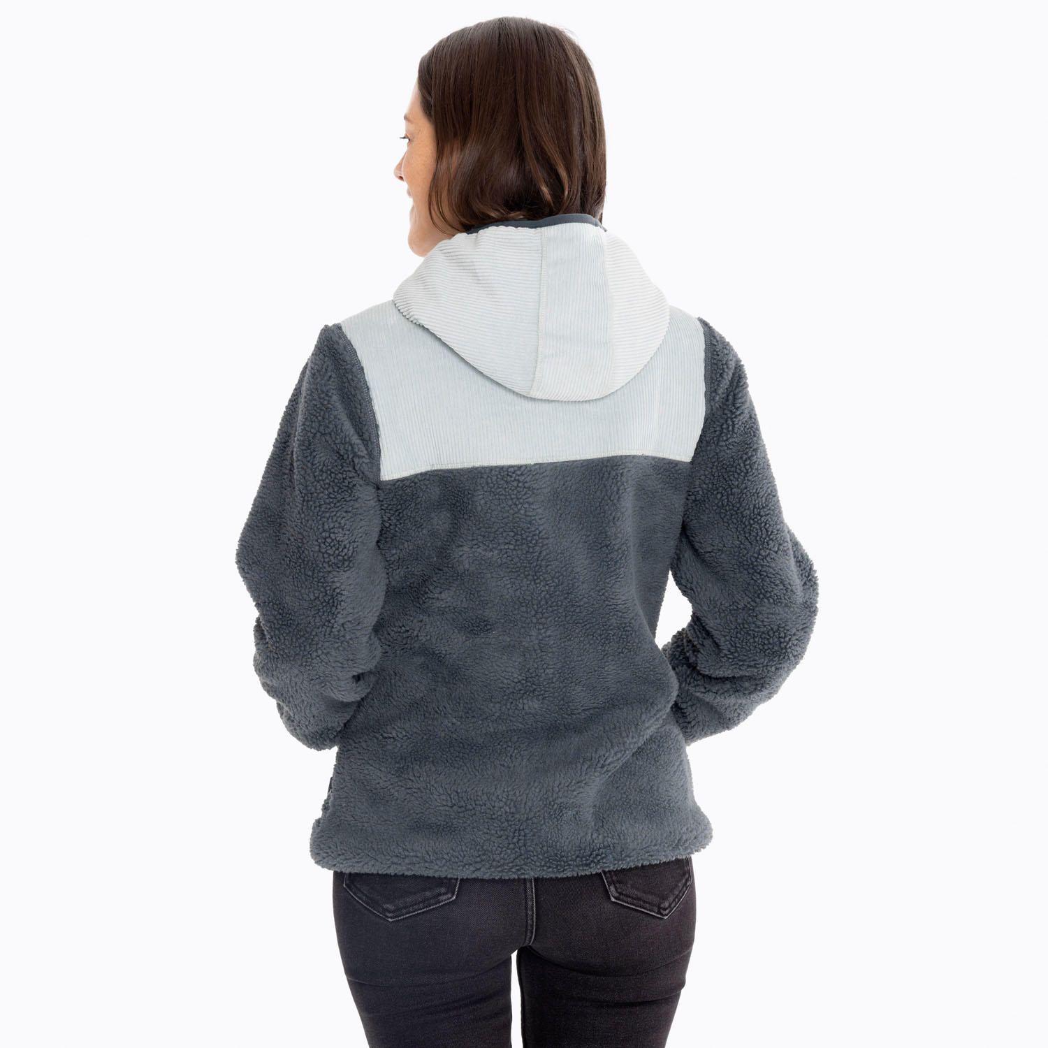 Polar Mujer Sherpa Max Esmeralda-1