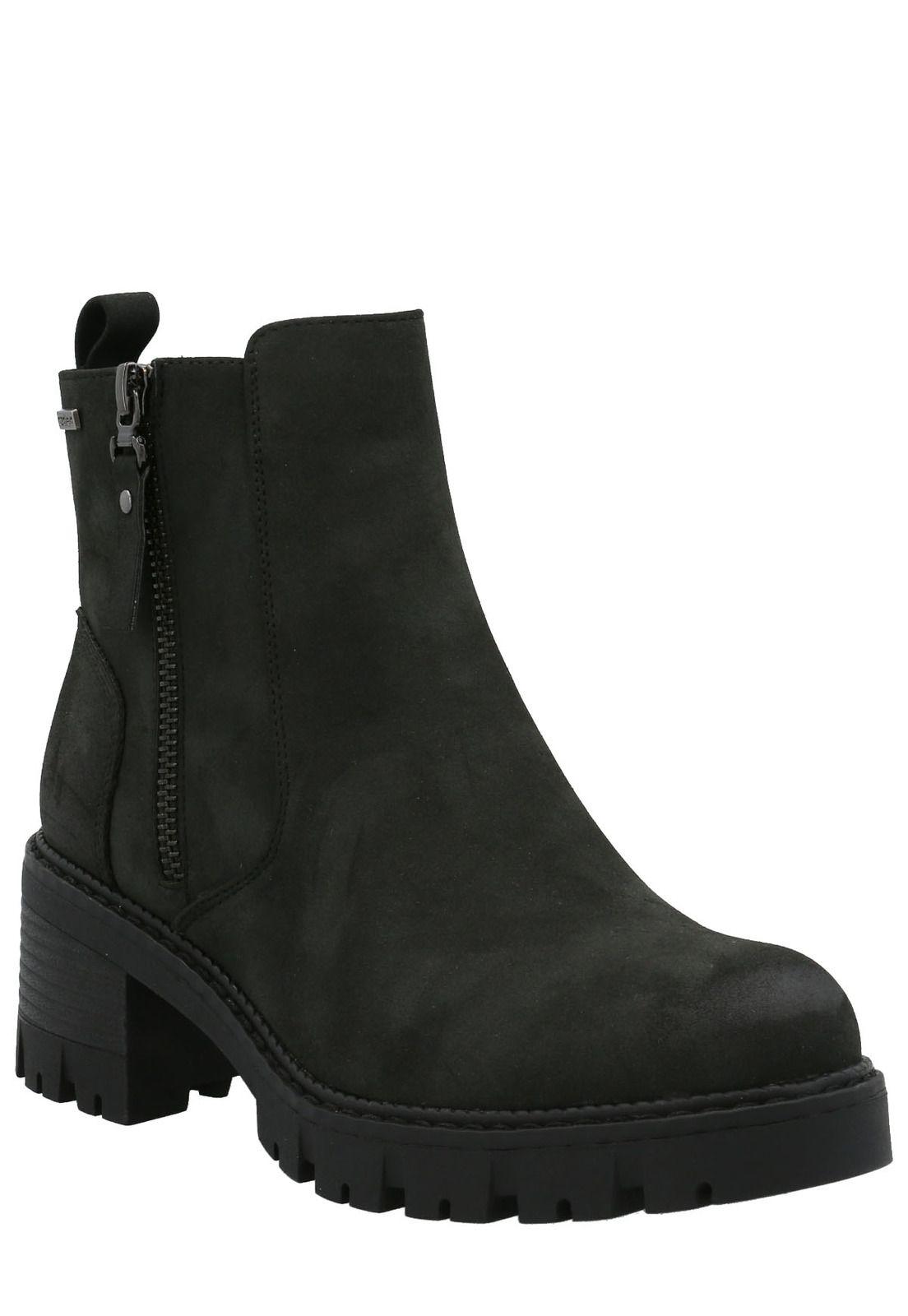 Botín Merida Mujer Negro-0