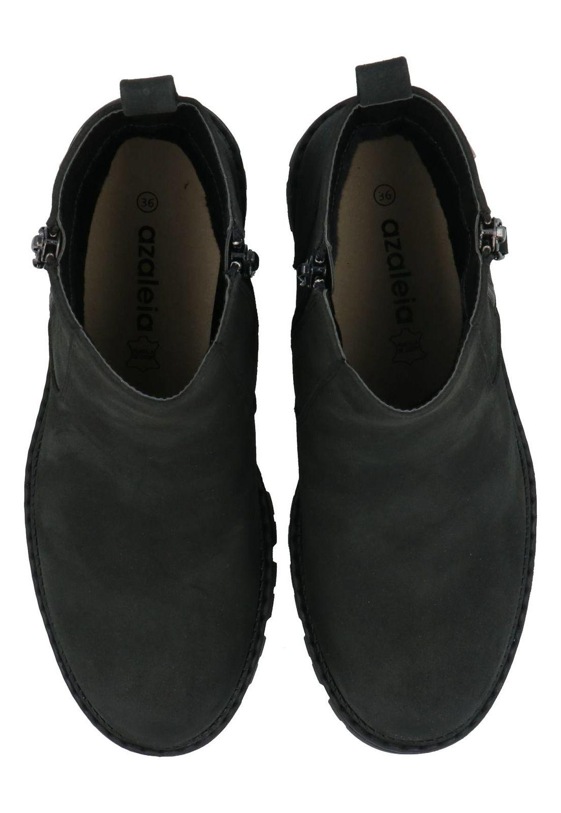 Botín Merida Mujer Negro-7