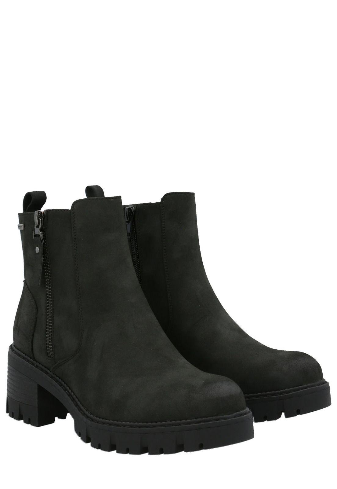 Botín Merida Mujer Negro-8