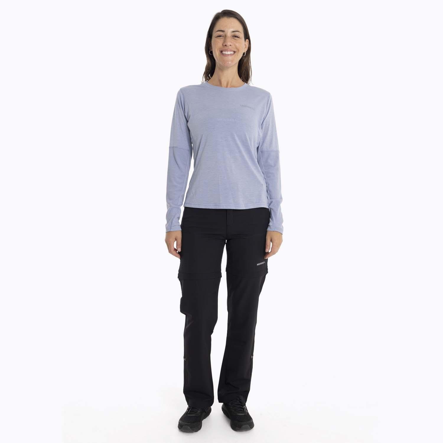 Polera Mujer Sport Connecticut Celeste Merrell-6