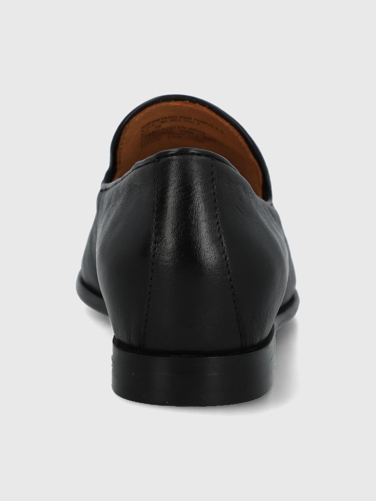 Mocasin Cuero Mujer Swart Negro-6