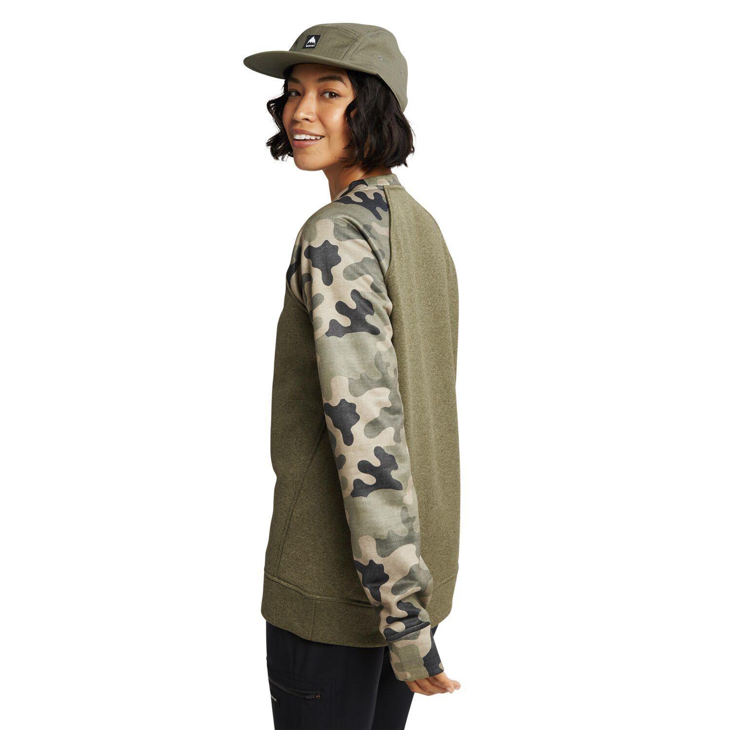 Polerón Mujer Oak Crewneck Pullove Verde-1