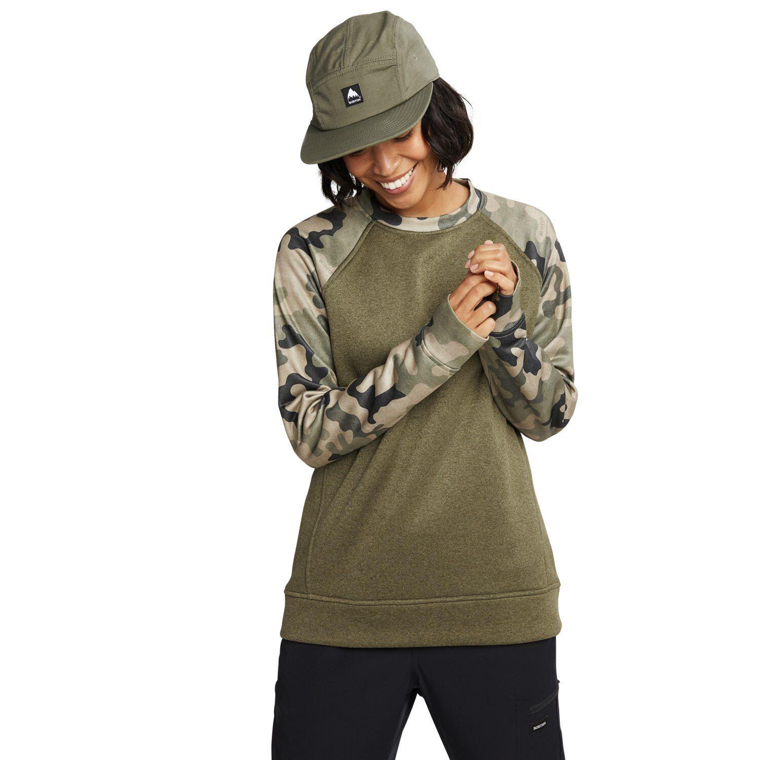 Polerón Mujer Oak Crewneck Pullove Verde-2