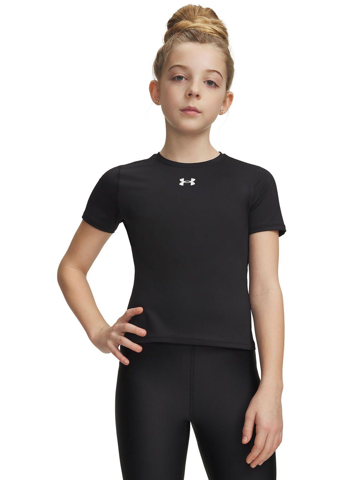 Primera Capa Superior Niña G Heatgear Ss Superior Negro-3