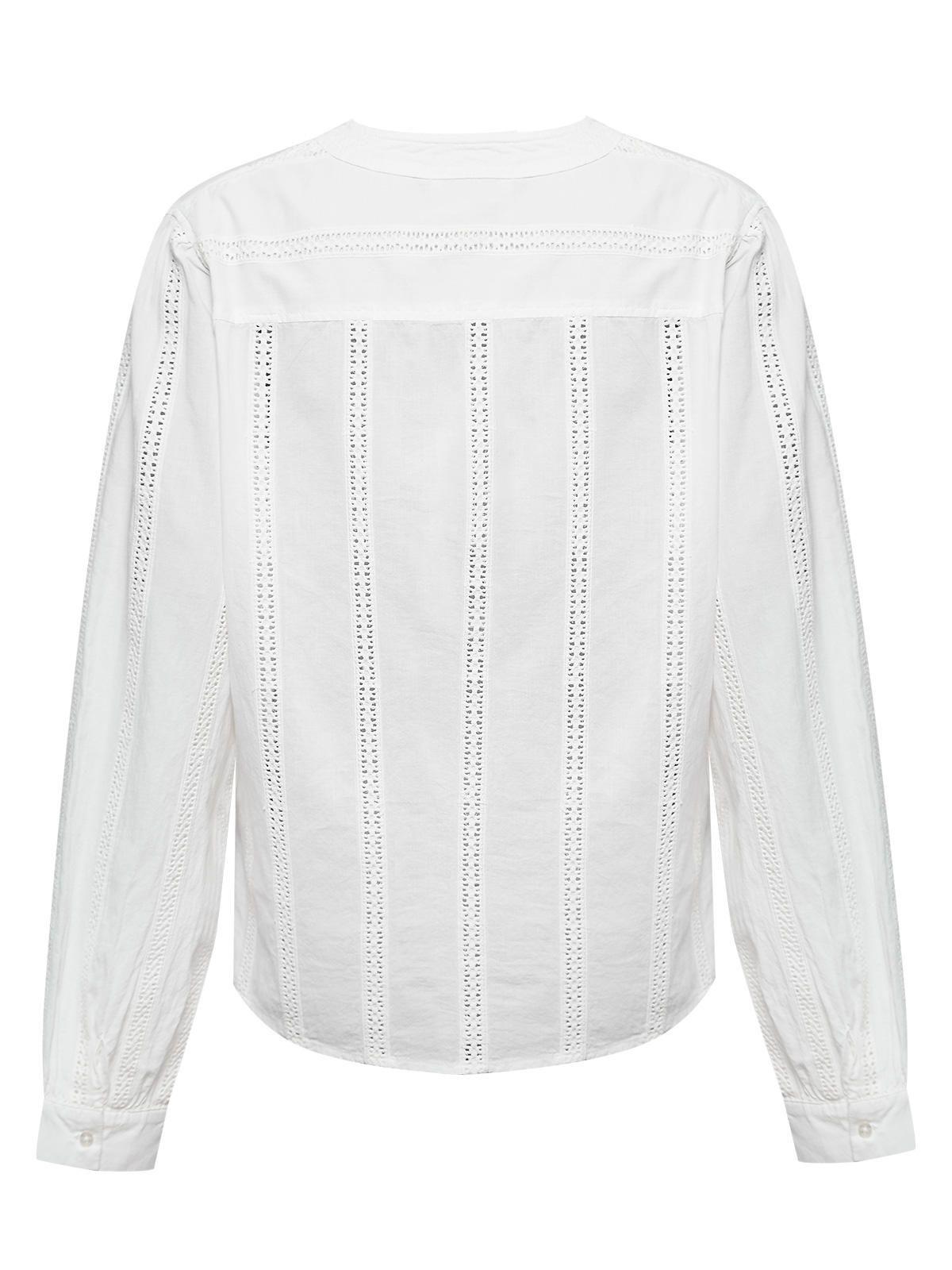 Blusa Algodón Orgánico Mujer Lunko Blanco -1