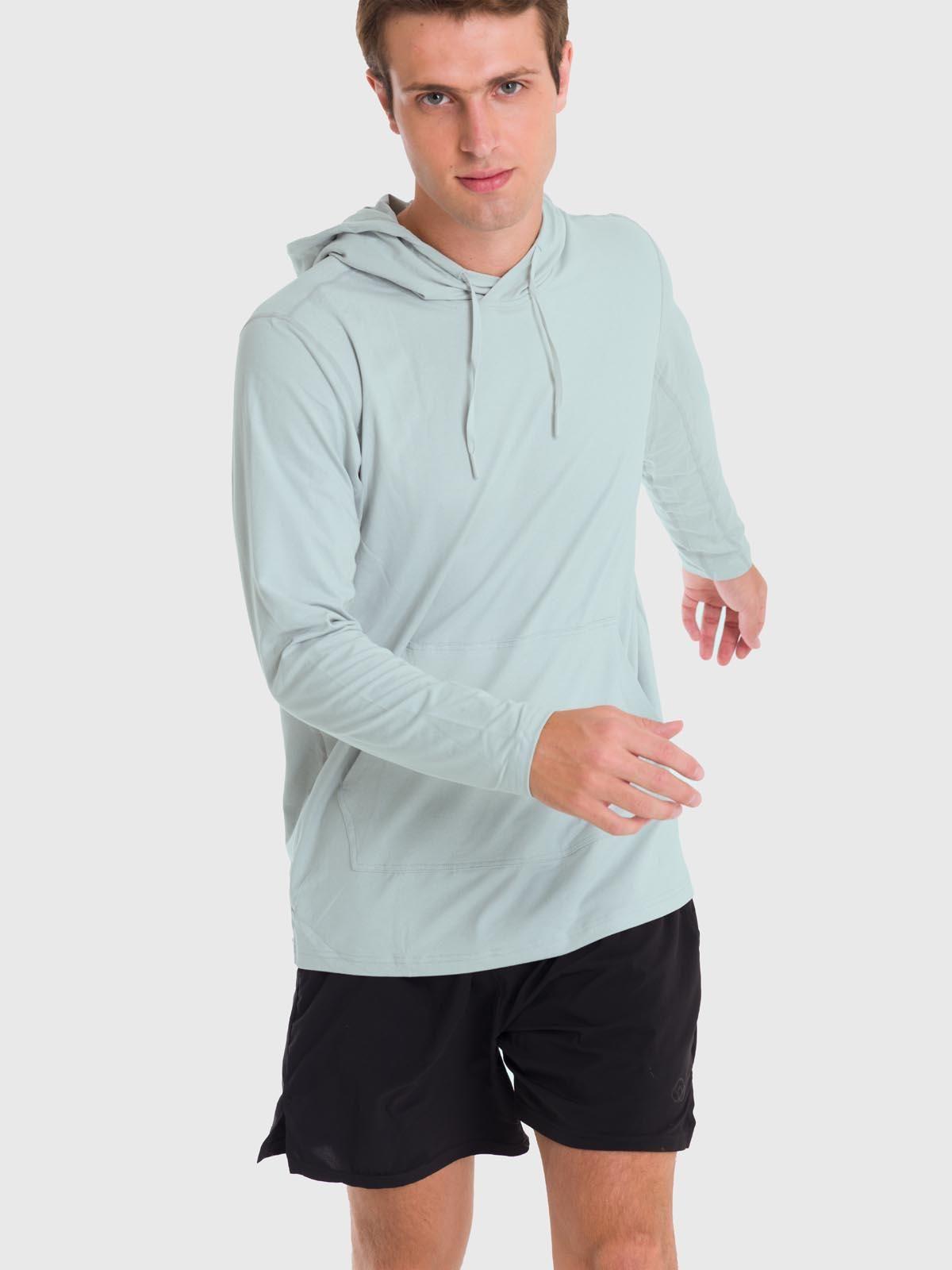 Polerón Hombre Hoodie Base Layer Gris-1