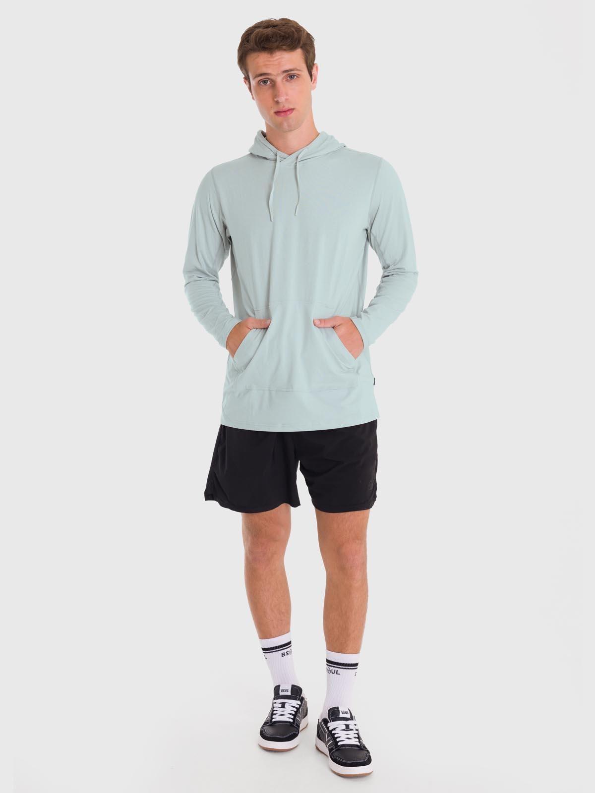 Polerón Hombre Hoodie Base Layer Gris-4