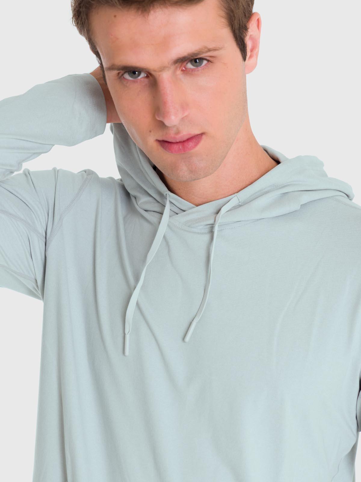 Polerón Hombre Hoodie Base Layer Gris-5