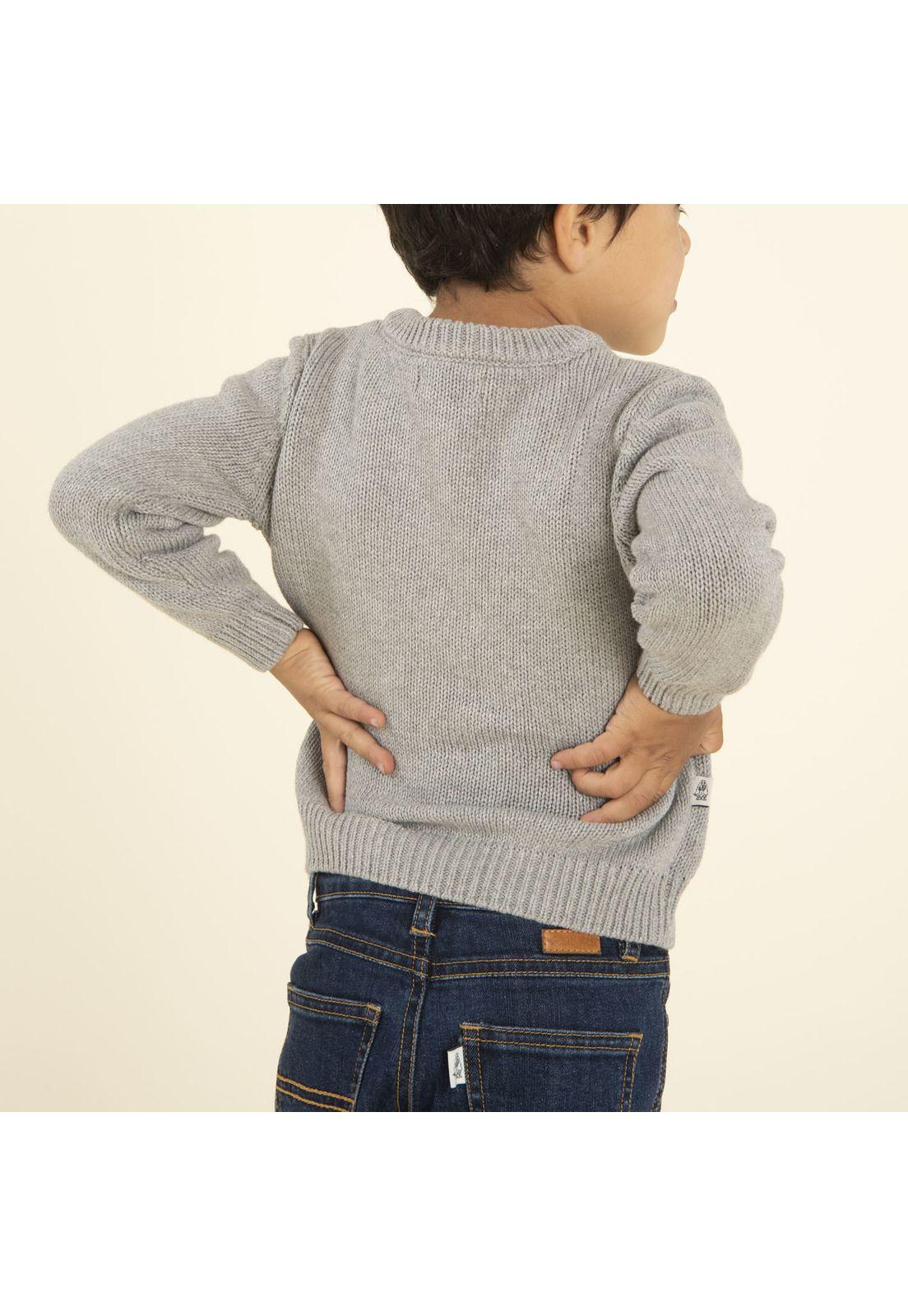 Sweater Niño Perro Gris-1