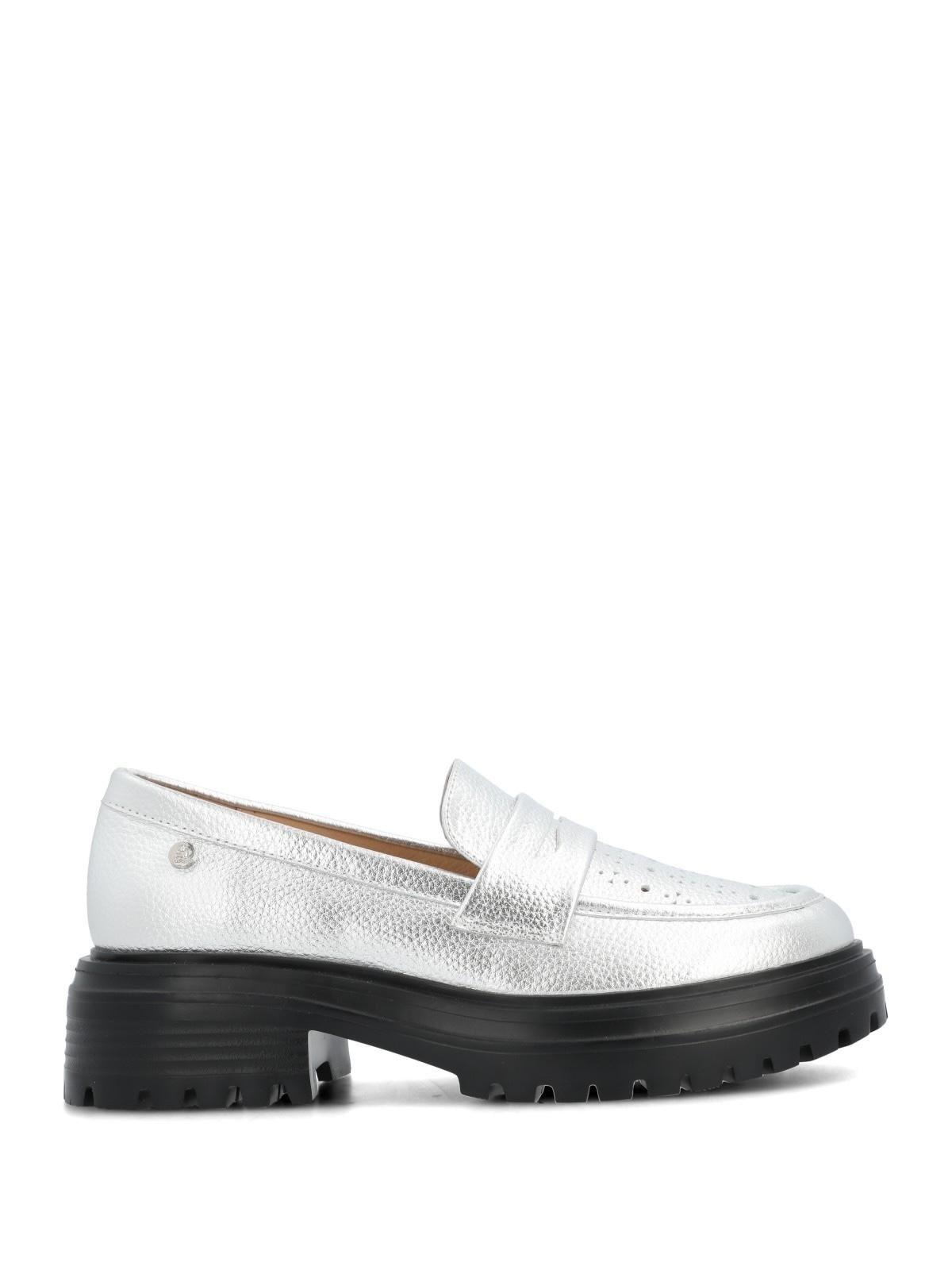 Mocasin Mujer Eneas Plateado-0