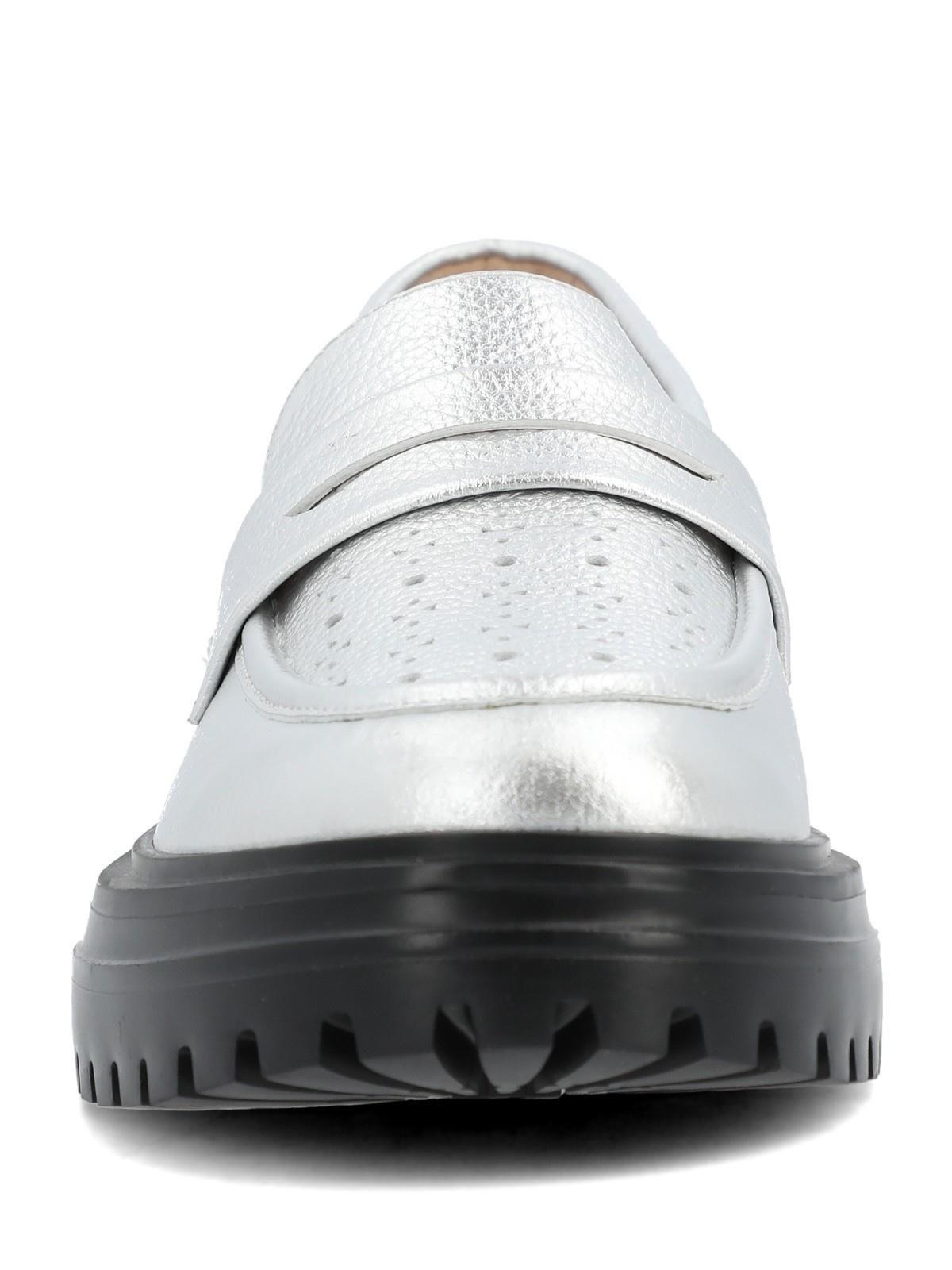 Mocasin Mujer Eneas Plateado-3
