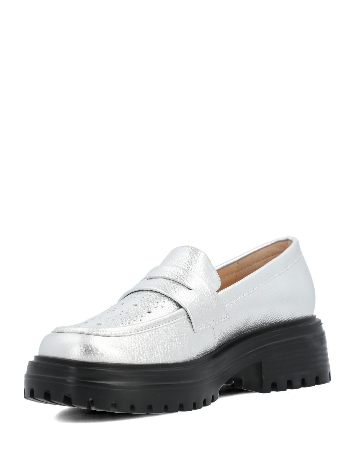 Mocasin Mujer Eneas Plateado-4
