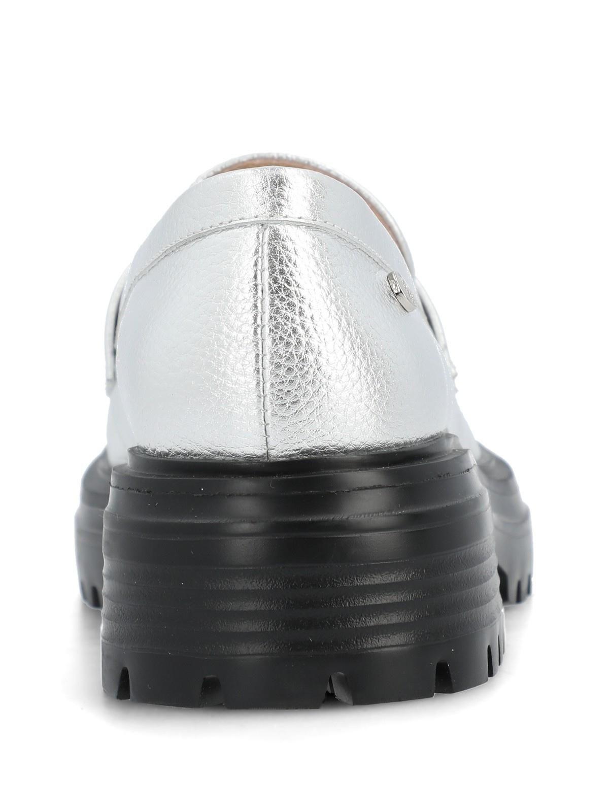 Mocasin Mujer Eneas Plateado-6