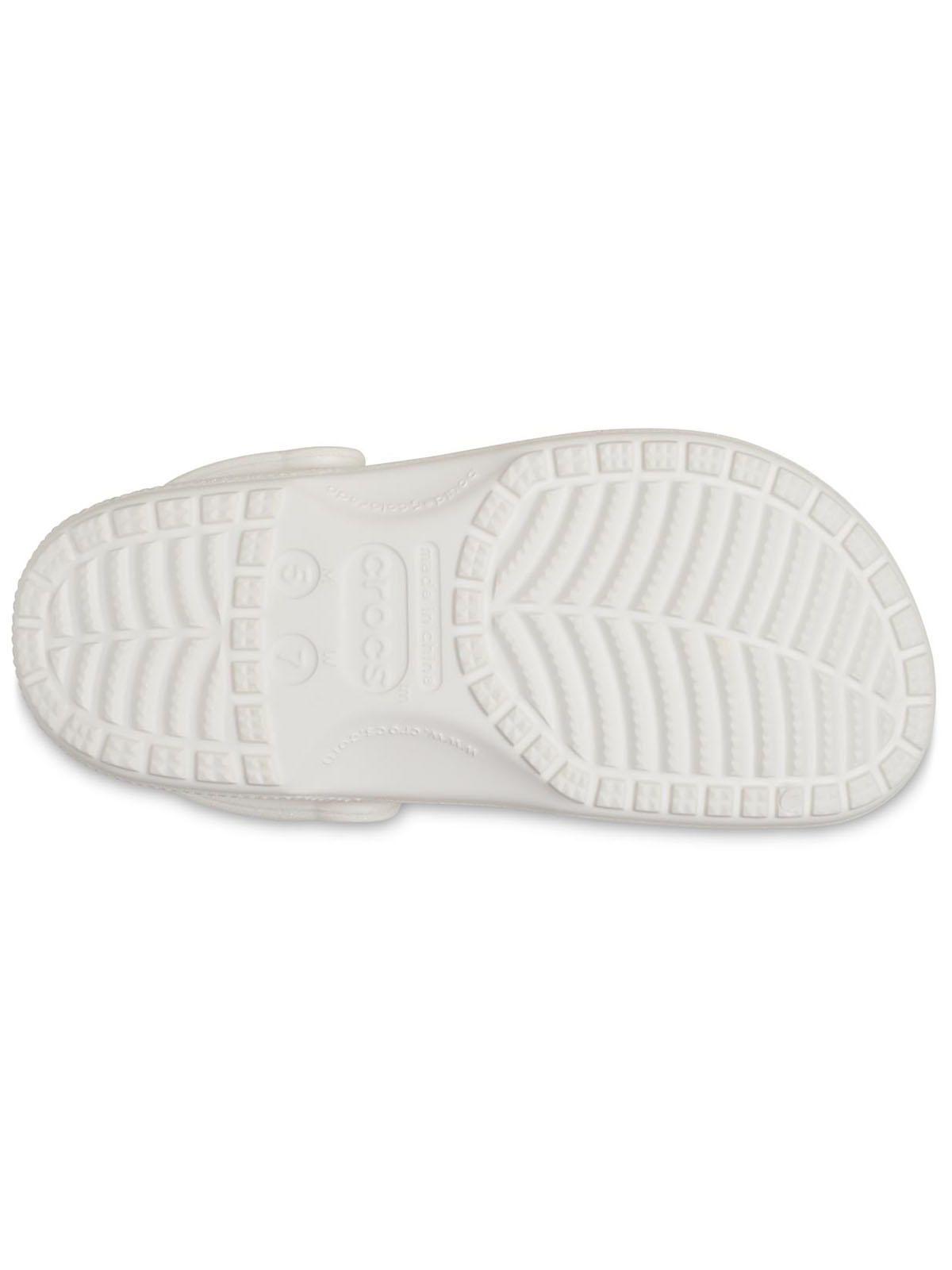 Zueco Crocs Mujer Classic Glitter Clg Blanco-5