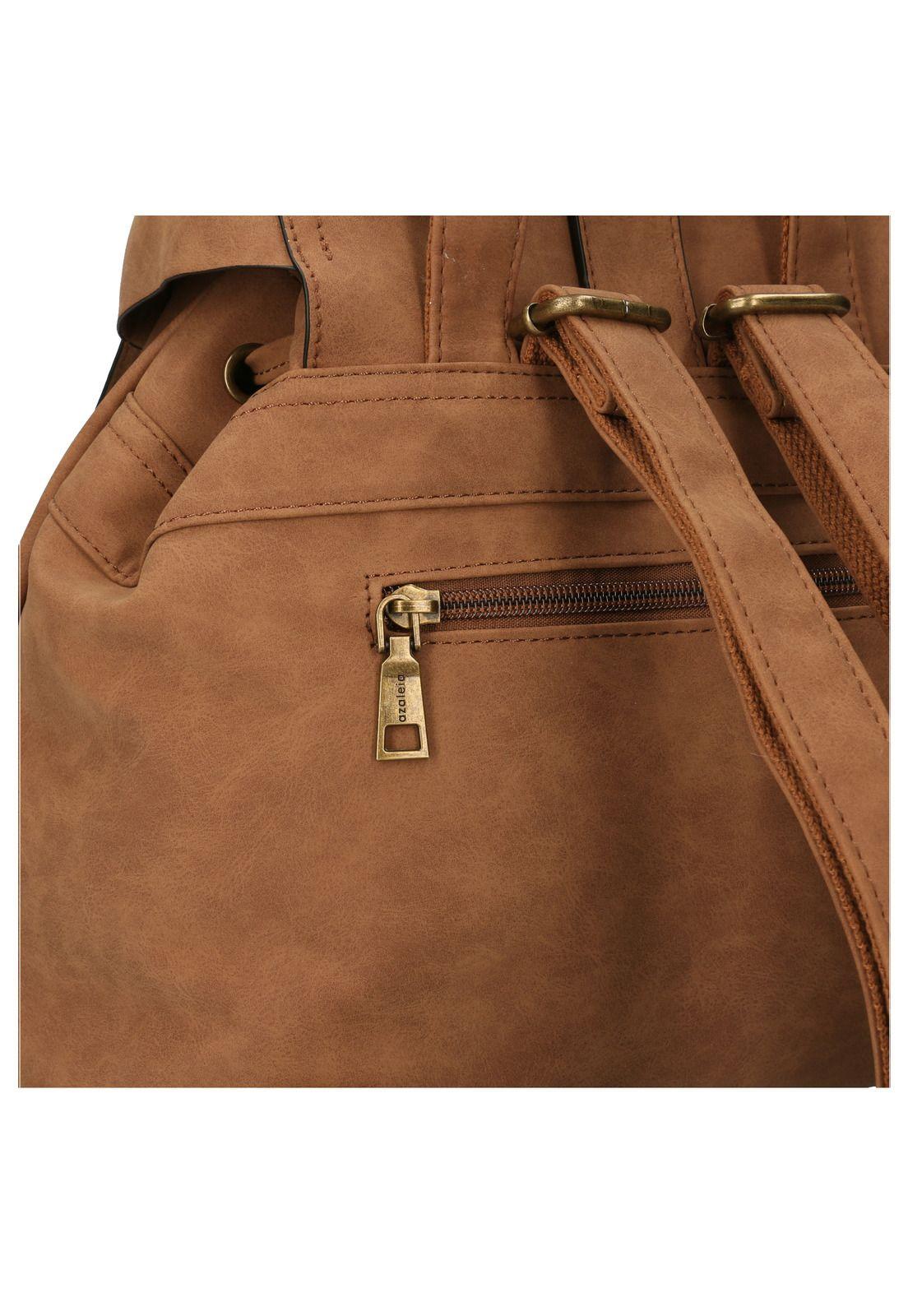 Mochila Mujer Preto Back Café-3