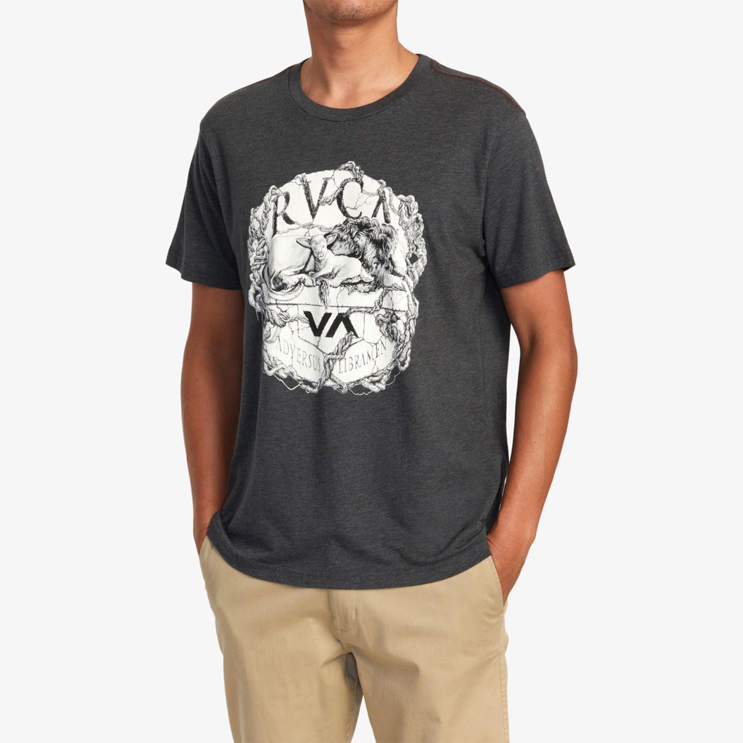 Polera M/C Hombre Lion N Lamb Ss Negro-2