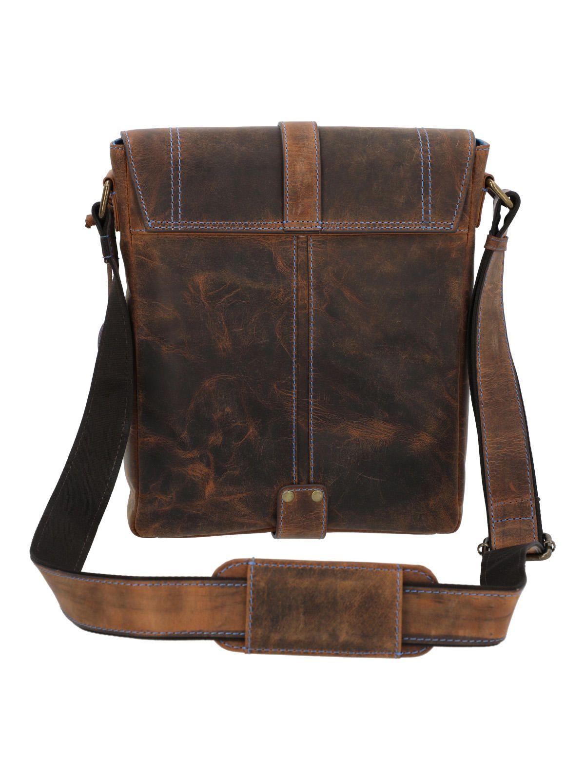 Maletin Cuero Unisex Ocean Cross I Café-2
