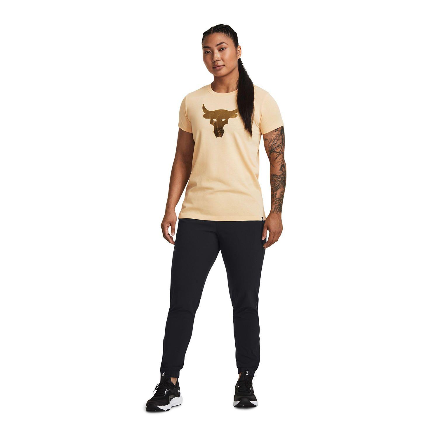 Polera M/C Trainhw Project Rock Amarillo Mujer-5