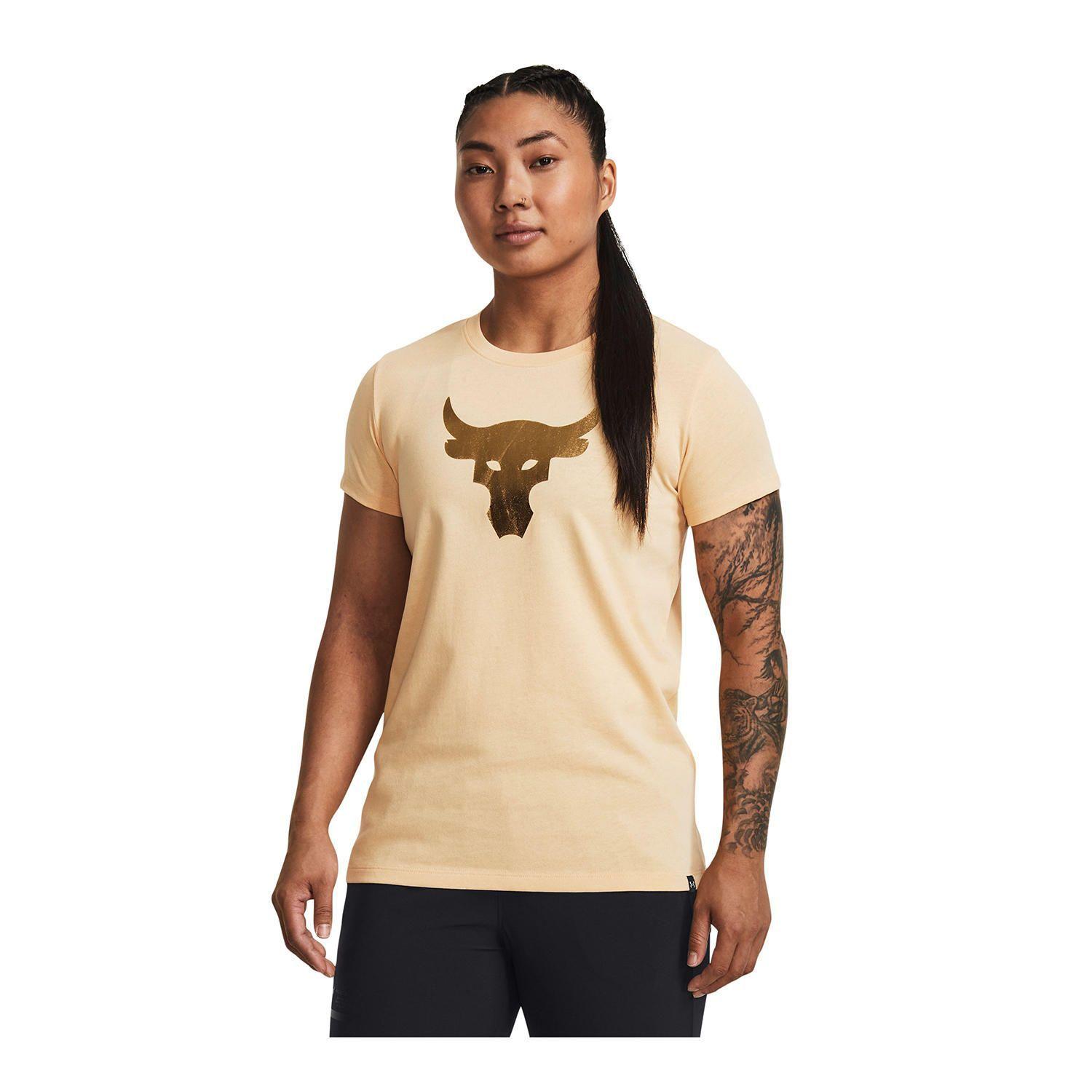 Polera M/C Trainhw Project Rock Amarillo Mujer-3