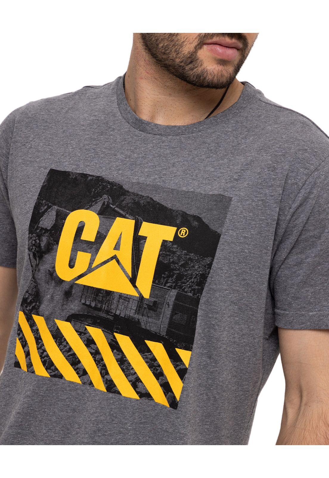 Polera M/C Workwear Heritage 5 Gris Unisex-3