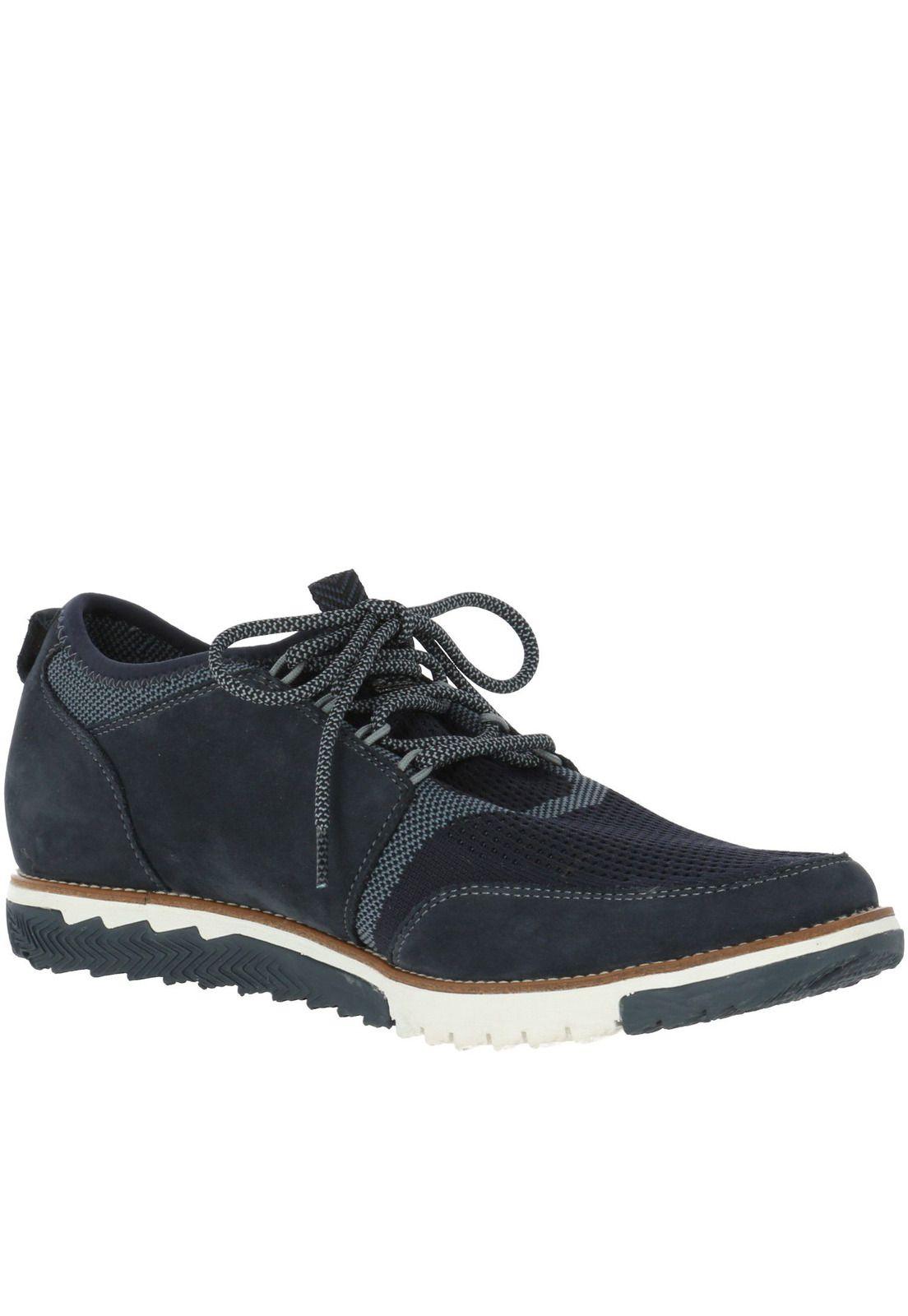 Zapato Cuero Expert Knit Azul-1