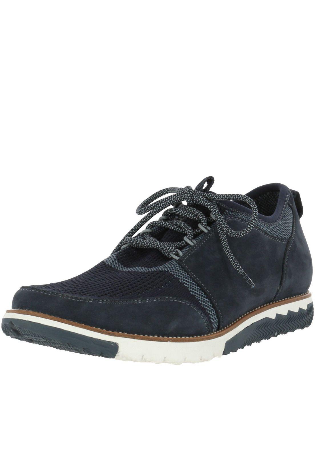 Zapato Cuero Expert Knit Azul-2