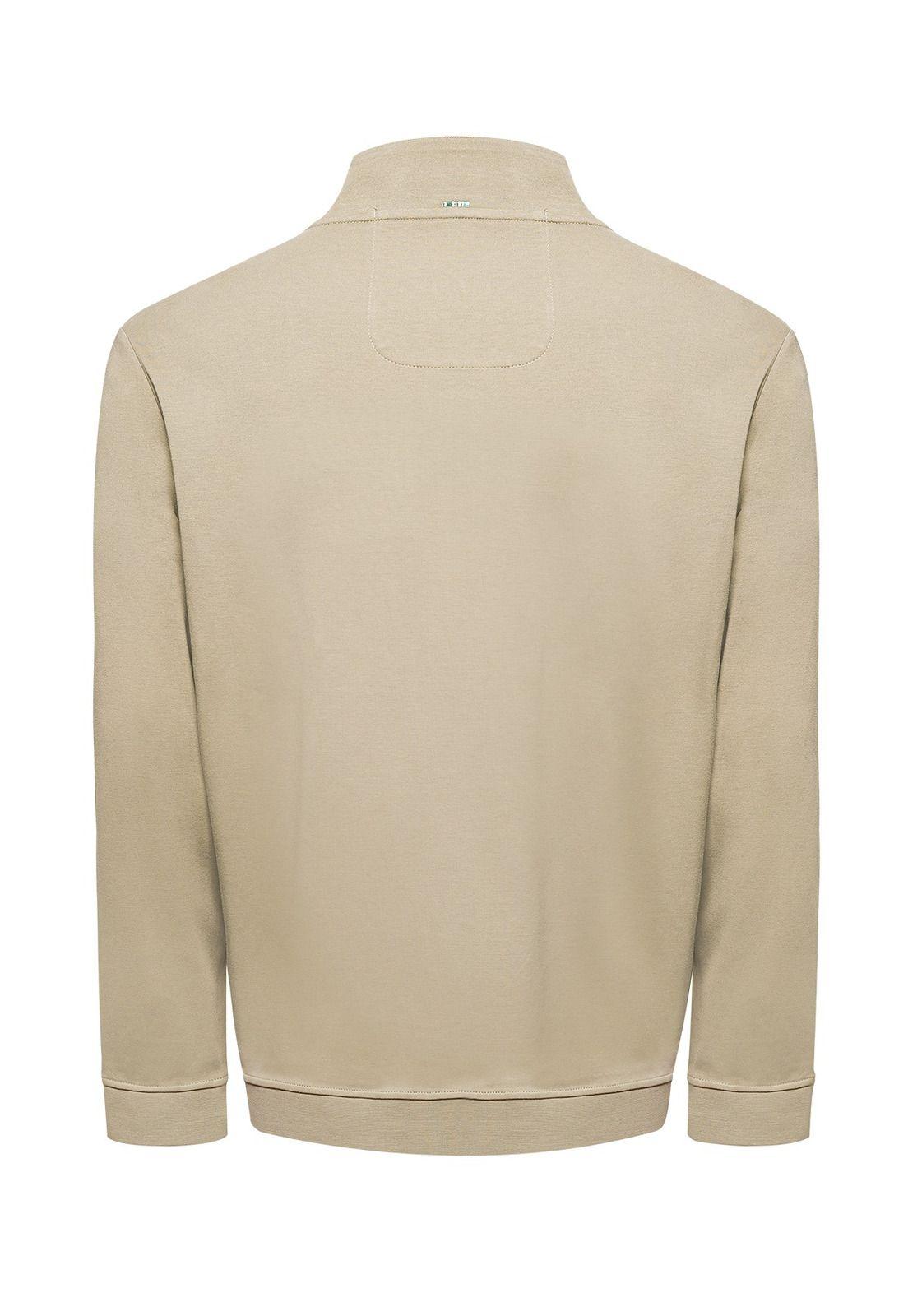 Polerón Algodón Pima Hombre Riminihalf Beige-1