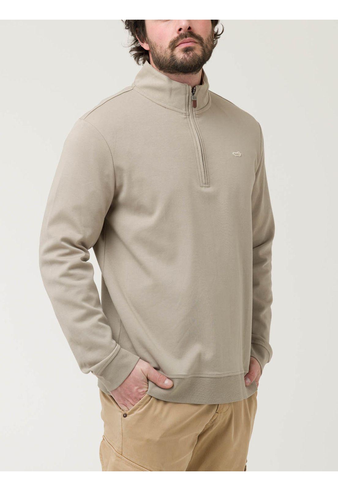 Polerón Algodón Pima Hombre Riminihalf Beige-4