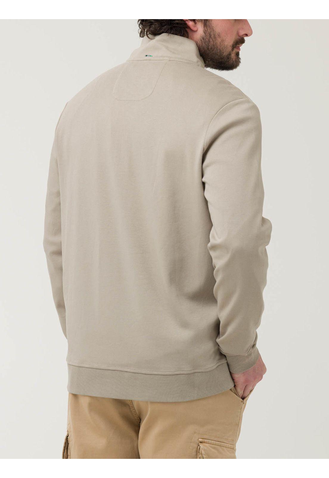 Polerón Algodón Pima Hombre Riminihalf Beige-5