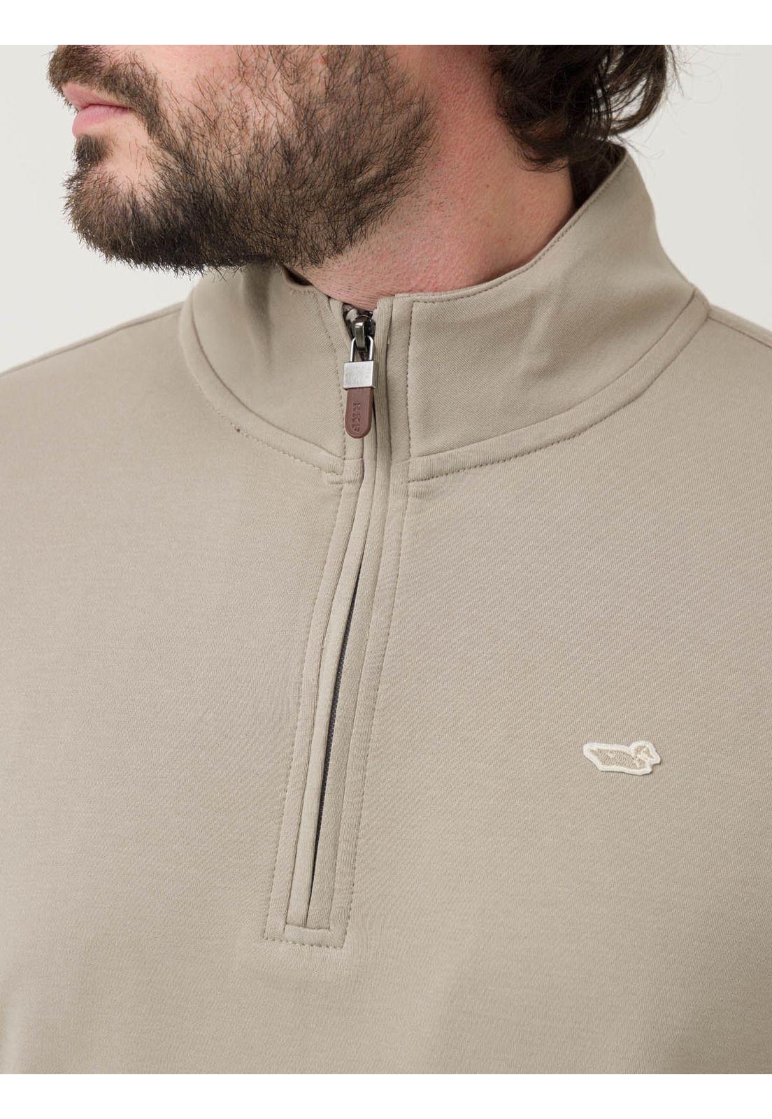 Polerón Algodón Pima Hombre Riminihalf Beige-6
